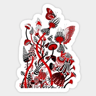 Mushrooms Sticker